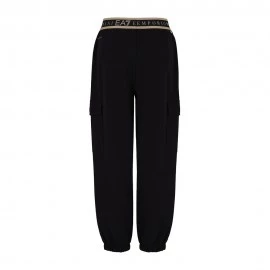 Ea7 Pantaloni Cargo Ventus Nero Donna