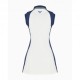 Ea7 Vestito Tennis Pro Star Bianco Medieval Blue Donna