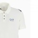 Ea7 Polo Tennis Pro Colorblock Star Bianco Medieval Blue Uomo