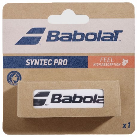 Babolat Impugnatura Racchetta Tennis Syntetic Pro Bianco