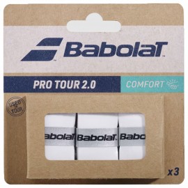 Babolat Overgrip Tennis Pro Tour X3 Bianco