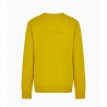 Ea7 Felpa Giro Logo Giallo Uomo