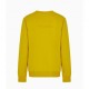 Ea7 Felpa Giro Logo Giallo Uomo