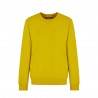 Ea7 Felpa Giro Logo Giallo Uomo