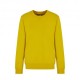 Ea7 Felpa Giro Logo Giallo Uomo