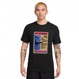 Nike Maglia Tennis Court Big Logo Nero Uomo