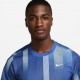 Nike Maglia Tennis Court Victory Print Comet Blue Uomo