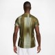 Nike Maglia Tennis Court Victory Print Olive Flak Uomo