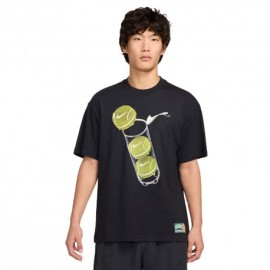 Nike Court Maglia Tennis French Open Fan Nero Uomo