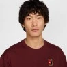Nike Court Maglia Tennis Max 90 Logo Dark Team Red Uomo