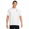 Nike Court Maglia Tennis Max 90 Small Logo Bianco Uomo