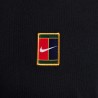 Nike Court Maglia Tennis Max 90 Small Logo Nero Uomo