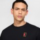 Nike Court Maglia Tennis Max 90 Small Logo Nero Uomo