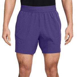 Nike Court Advantage Pantaloncini Tennis Wild Grape Bianco Uomo