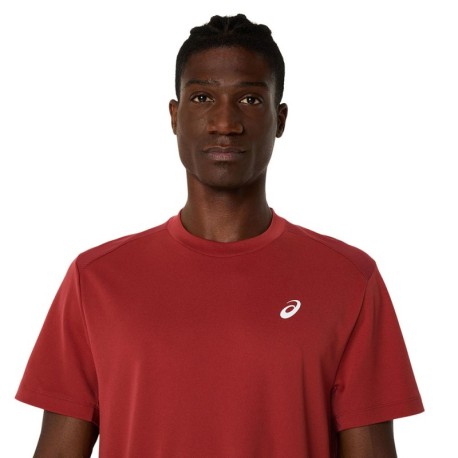 Asics Maglia Tennis Court Burnt Red Uomo