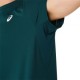 Asics Maglia Tennis Court Saxon Verde Uomo
