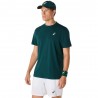 Asics Maglia Tennis Court Saxon Verde Uomo
