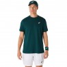 Asics Maglia Tennis Court Saxon Verde Uomo