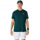 Asics Maglia Tennis Court Saxon Verde Uomo
