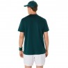 Asics Maglia Tennis Court Saxon Verde Uomo
