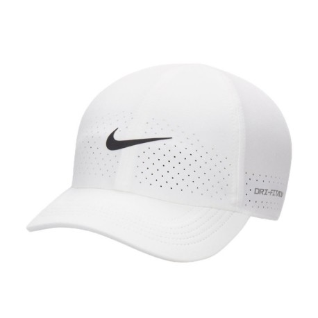 Nike Dri-Fit Adv Club Cappellino Tennis Court Advantage Bianco Uomo