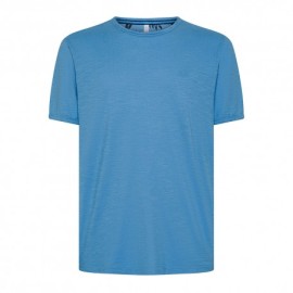 Sun 68 T-Shirt Fiammata Azzurro Uomo