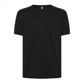 Sun 68 T-Shirt Fiammata Nero Uomo