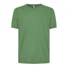 Sun 68 T-Shirt Fiammata Salvia Uomo