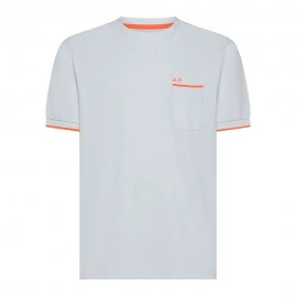 Sun 68 T-Shirt Taschino Bianco Uomo