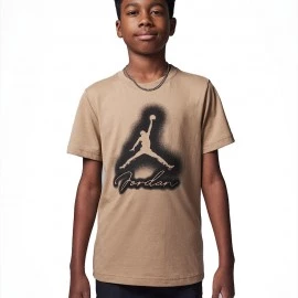 Nike Jordan Mvp T-Shirt Aerografata Beige Ragazzo