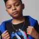 Nike Jordan T-Shirt Bball Fire Nero Bambino