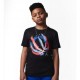 Nike Jordan T-Shirt Bball Fire Nero Bambino