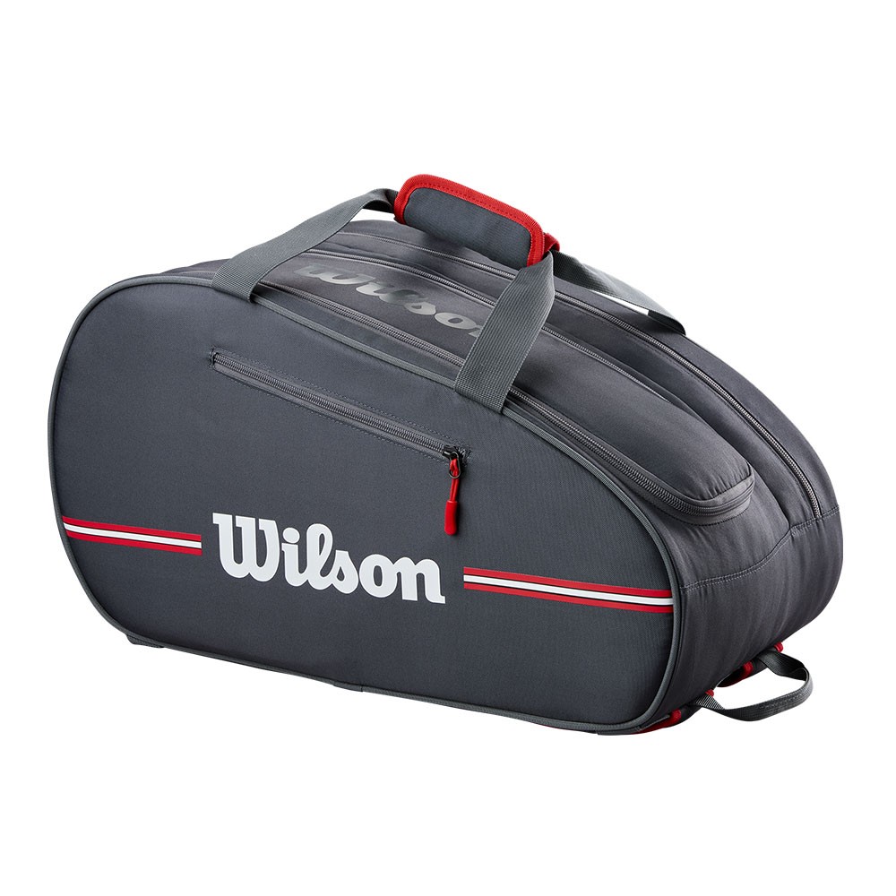 Image of Wilson Borsa Padel Team Grigio Rosso Bianco TU cod068