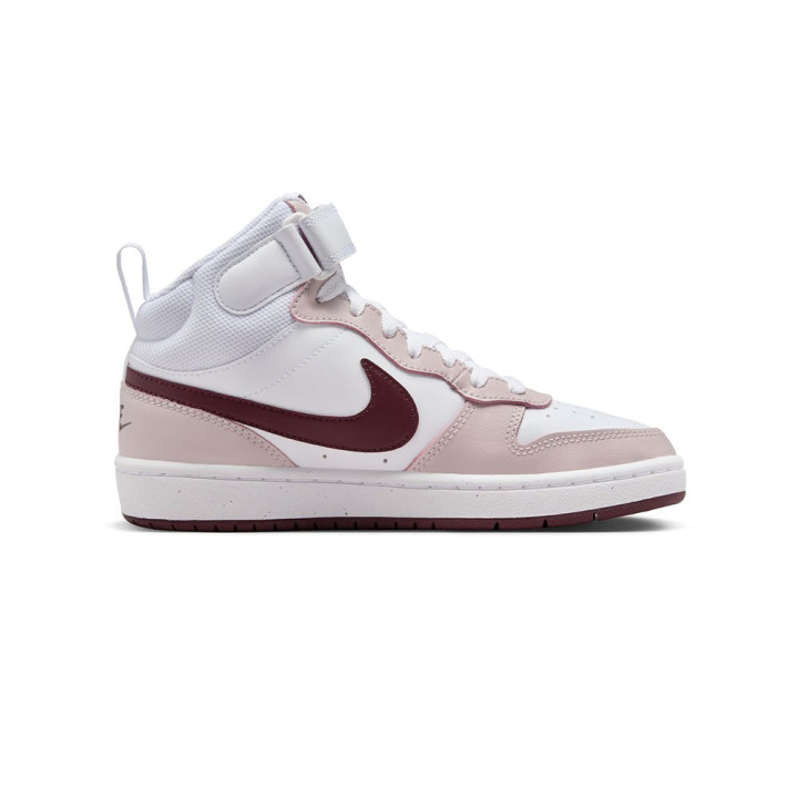Nike Court Borough Mid 2 GS Bianco Rosso Bambino