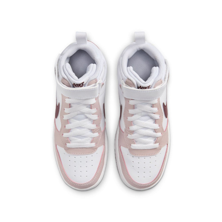 Nike Court Borough Mid 2 GS Bianco Rosso Bambino