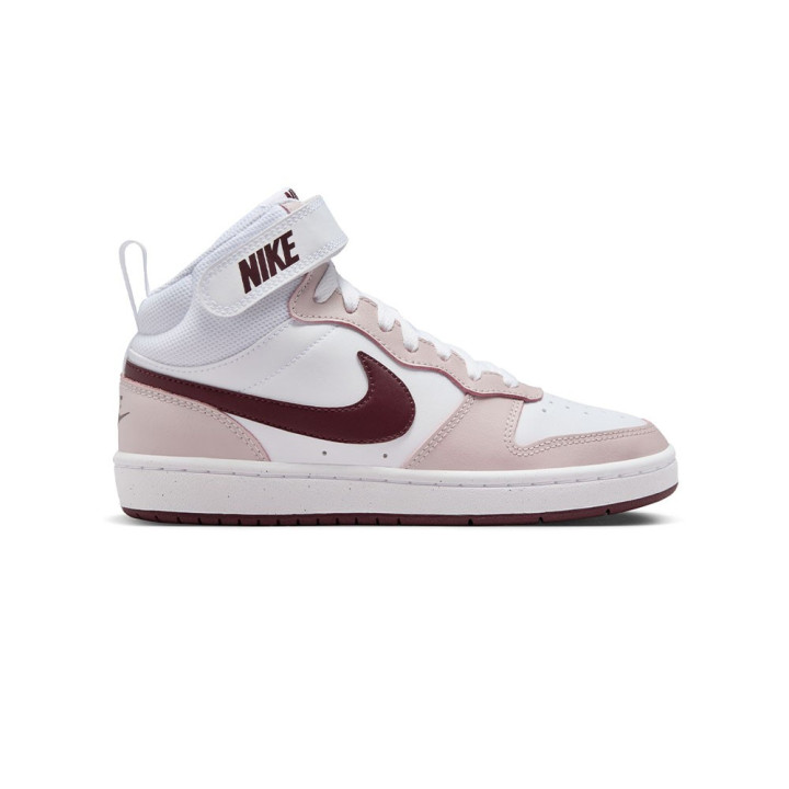 Nike Court Borough Mid 2 GS Bianco Rosso Bambino