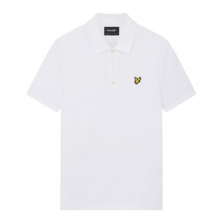 Lyle & Scott Polo Logo Piccolo Bianco Uomo
