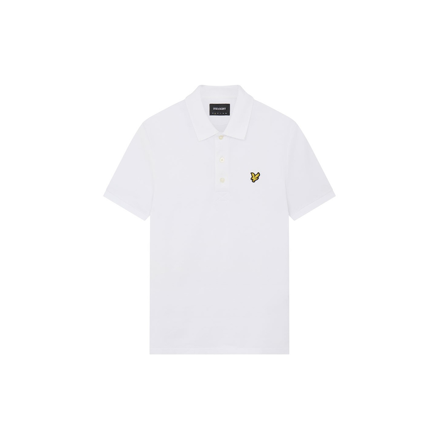 Lyle & Scott Polo Logo Piccolo Bianco Uomo XL
