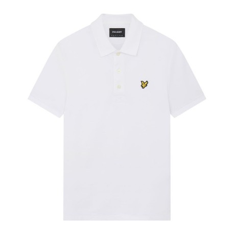 Lyle & Scott Polo Logo Piccolo Bianco Uomo