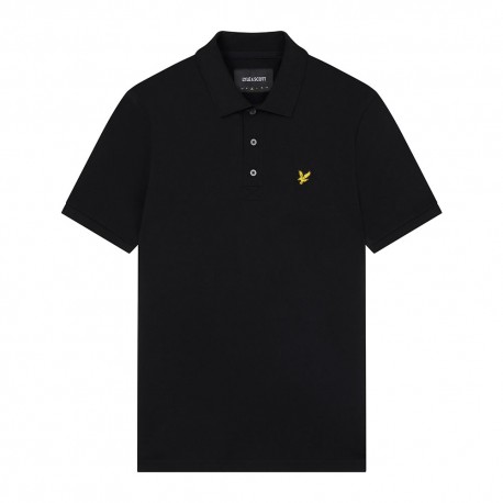 Lyle & Scott Polo Logo Piccolo Nero Uomo XL