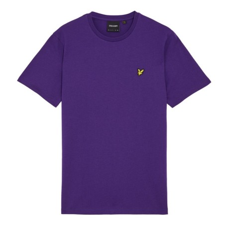 Lyle & Scott T-Shirt Logo Piccolo Viola Uomo