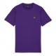 Lyle & Scott T-Shirt Logo Piccolo Viola Uomo