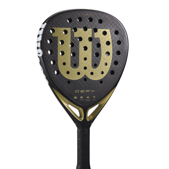 Wilson Racchetta Padel Defy V1 Nero Oro