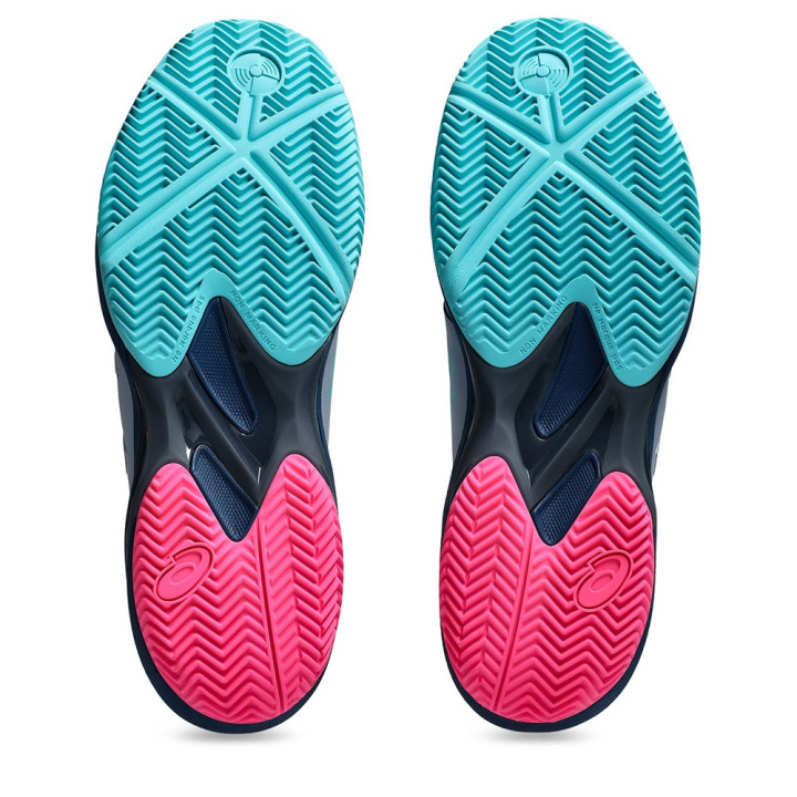 Asics Padel Gel-Game 9 Grigio Blue Mako Blue - Scarpe Da Padel Uomo