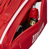 Wilson Borsa Tennis Super Tour 9 Pack Rosso Bianco