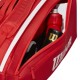 Wilson Borsa Tennis Super Tour 9 Pack Rosso Bianco