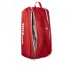Wilson Borsa Tennis Super Tour 9 Pack Rosso Bianco