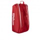 Wilson Borsa Tennis Super Tour 9 Pack Rosso Bianco