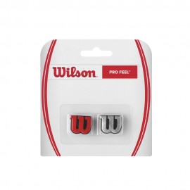 Wilson Antivibrante Tennis Pro Feel Rosso Argento