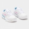 Joma Master 1000 Clay Bianco Azzurro Fucsia - Scarpe Da Tennis Bambino
